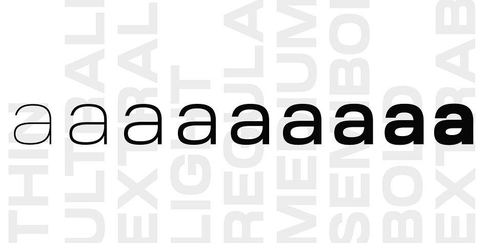 Ruberoid Ultra Light Oblique family specimen 2