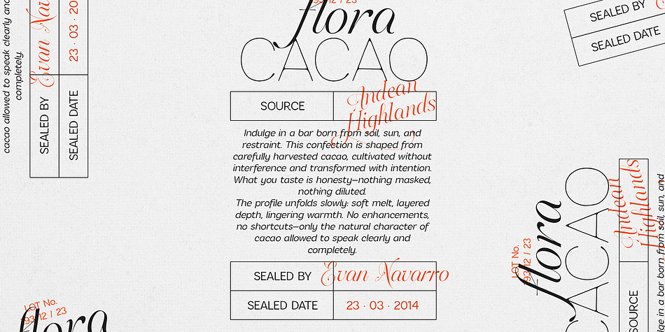 Sweetform - Serif & Sans Font Duo Sans family specimen 2