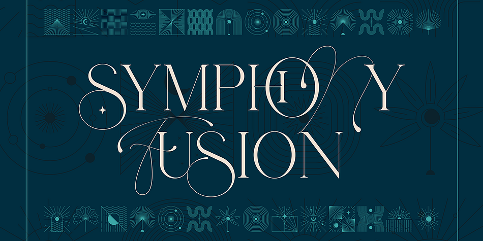 Symphony Fusion Light family specimen 1