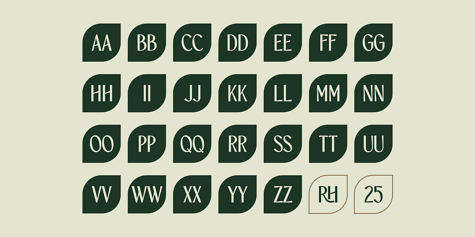 TBJ Orcherum Low Extra Bold family specimen 2