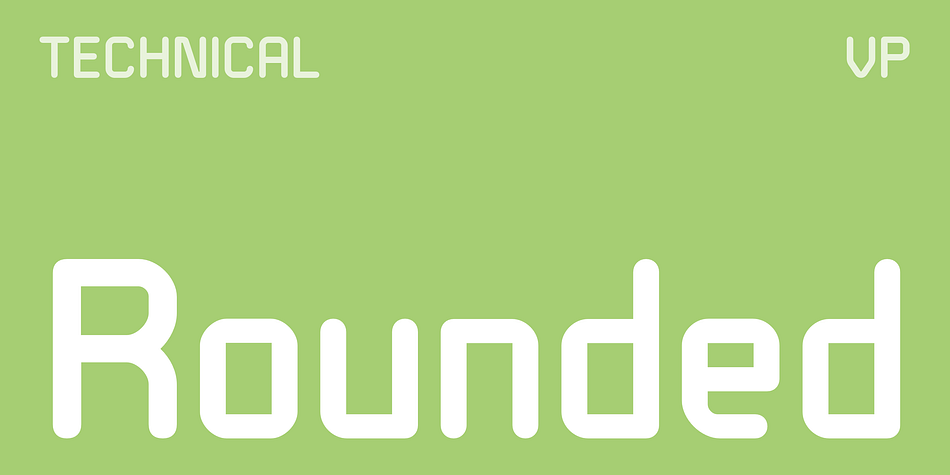 Technical Rounded VP Thin Oblique family specimen 1