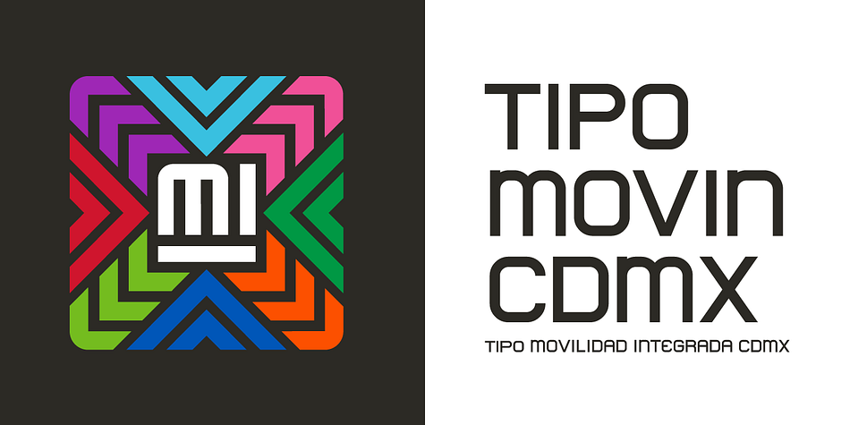 Tipo Movin CDMX Italic Light family preview