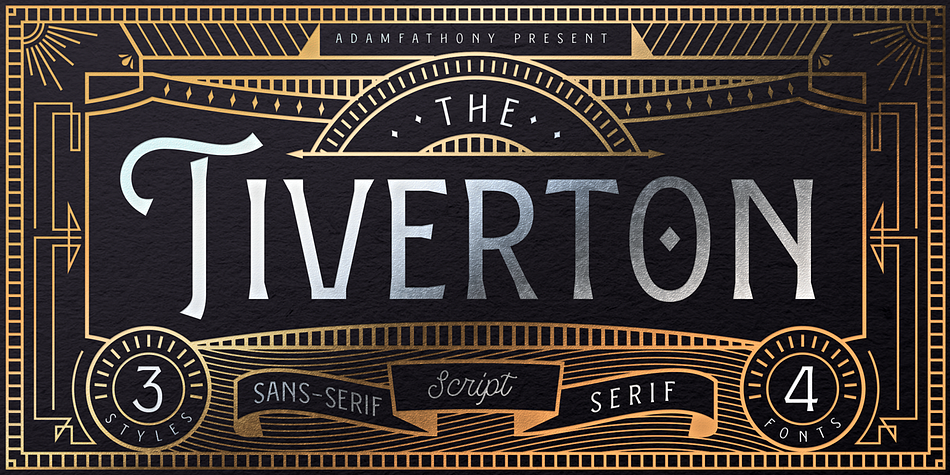 Tiverton Ornament family preview