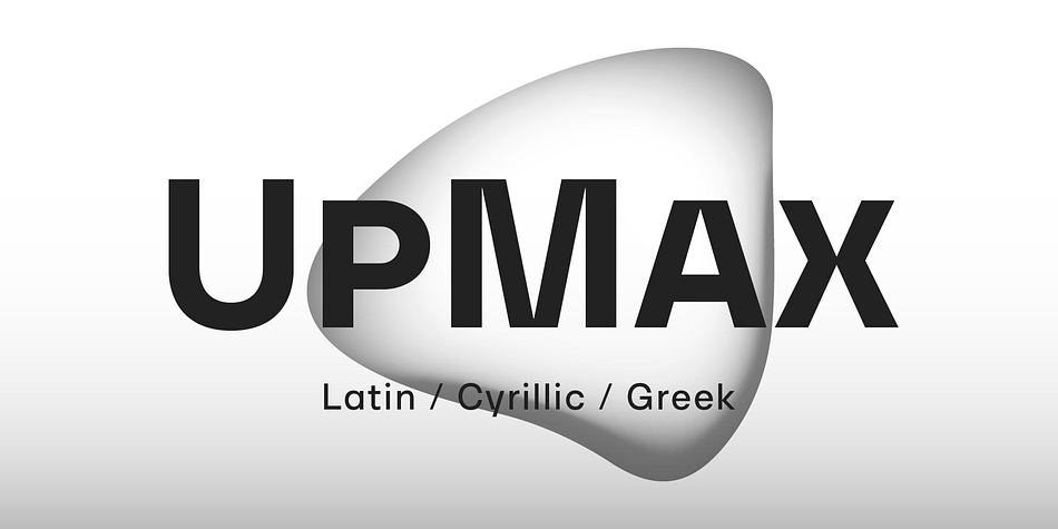 Up Max SemiBold family specimen 1