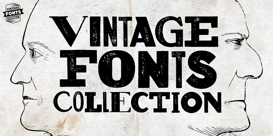 Vintage Fonts Collection Fantomen Regular family specimen 1