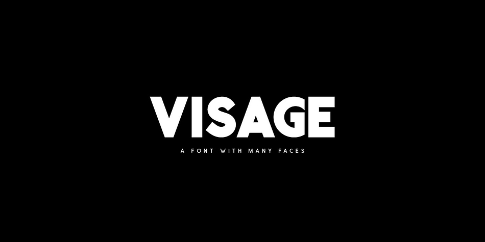 Visage Outline family preview