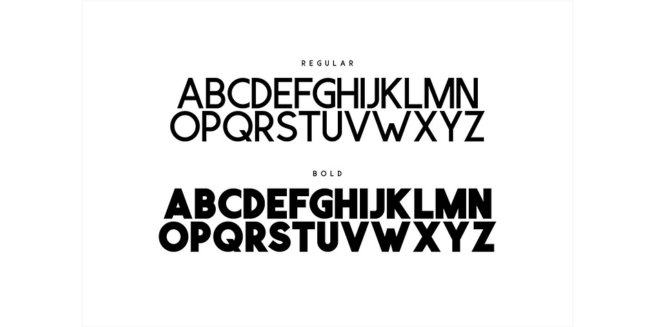 Visage Outline family specimen 2