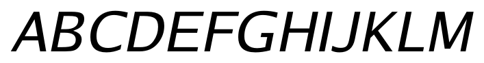 AS Lax Oblique font specimen