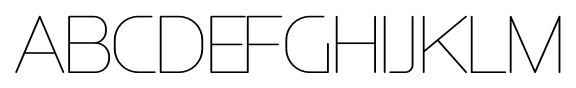 Ata Rounded Thin font specimen