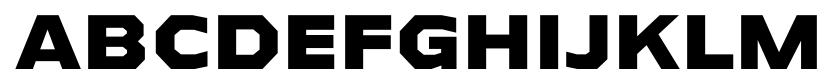 Athabasca Extended Extra Bold font specimen