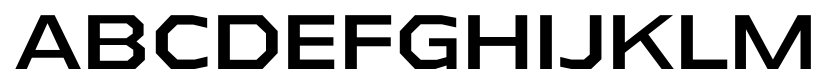 Athabasca Extended Regular font specimen