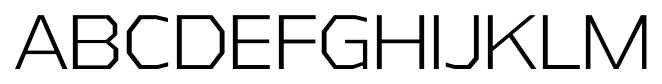 Athabasca Light font specimen