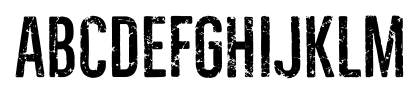 Bellfort Rough Demo Regular font specimen