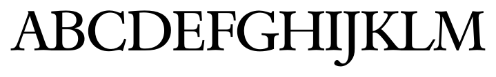 Bernstein Serial Regular font specimen