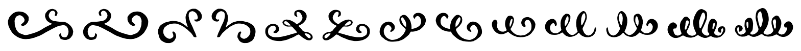 Botanica Ornaments Regular font specimen