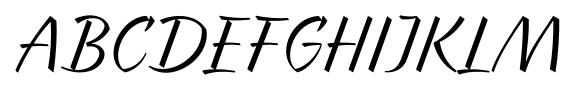 Braxton Free font specimen