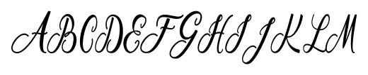 Buttercup Script Regular font specimen