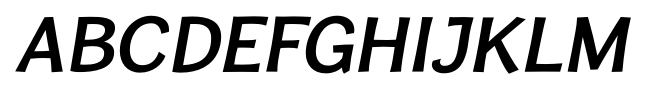 Cardigan Titling Semi Bold Italic font specimen