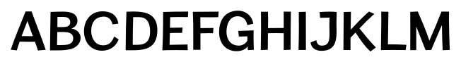 Cardigan Titling Semi Bold font specimen