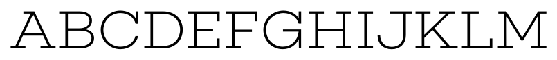 Choplin ExtraLight DEMO font specimen