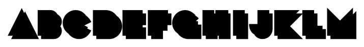 CrackMan Back font specimen