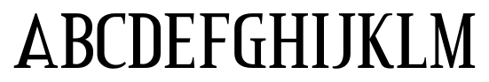 Credit Valley font specimen