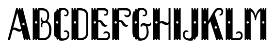 Dacquoise Regular font specimen