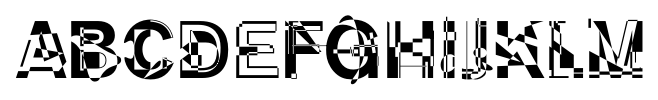 DeKunst Initialen font specimen