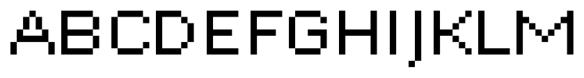 DePixel Breit font specimen