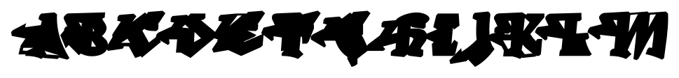 Degrassi Back  font specimen