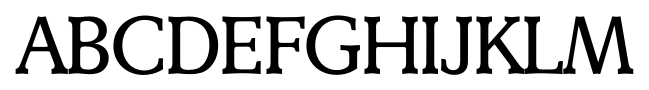Derringer Serial Regular font specimen