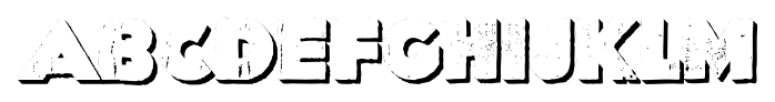 Elo Outline font specimen