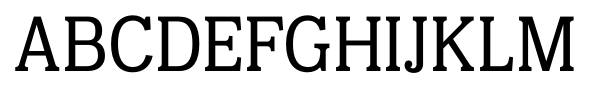 Eponymous Regular font specimen