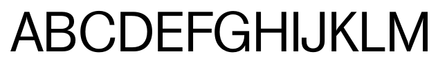 Formula Serial Regular font specimen
