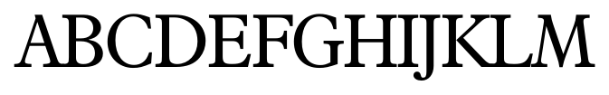 Francisco Serial Regular font specimen