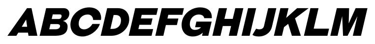 Galderglynn Titling Black Italic font specimen