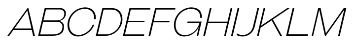 Galderglynn Titling Extra Light Italic font specimen