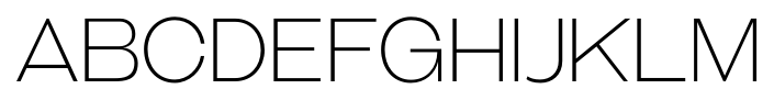 Galderglynn Titling Extra Light font specimen