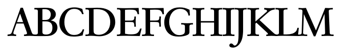 Garamond Serial Regular font specimen