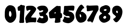 Gargle Bold character specimen 5