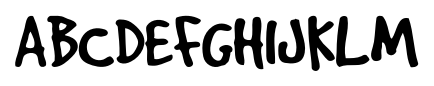 GoodDog Regular font specimen