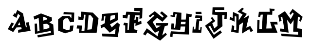 Graffiti Treat Front font specimen