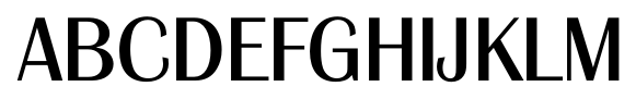 Grenoble Serial Regular font specimen