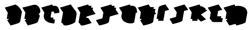 Hawkeye Back font specimen