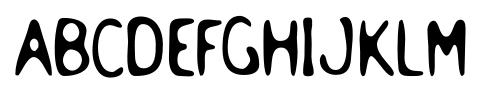 Holstein Regular font specimen