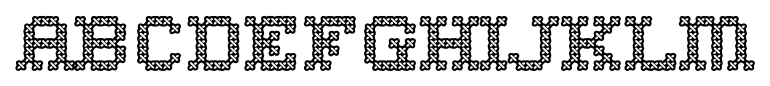 Home Sweet Home 1997 Outline font specimen