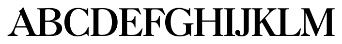Horsham Serial Regular font specimen