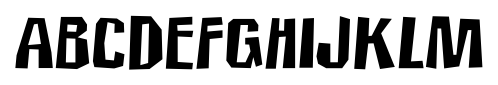Icicle Country Two Regular font specimen