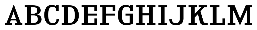 Kingsbridge Expanded Regular font specimen