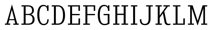 Kingsbridge SemiCondensed Light font specimen